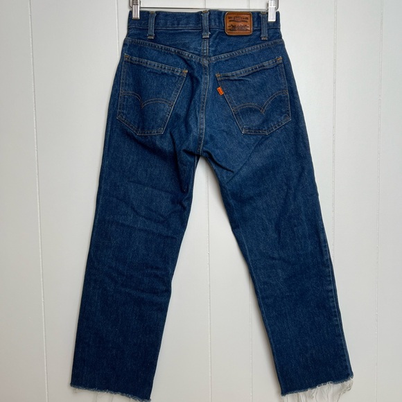 LEVIS | Vintage 1970’s Stovepipe Orange Tab Jeans - Picture 3 of 7